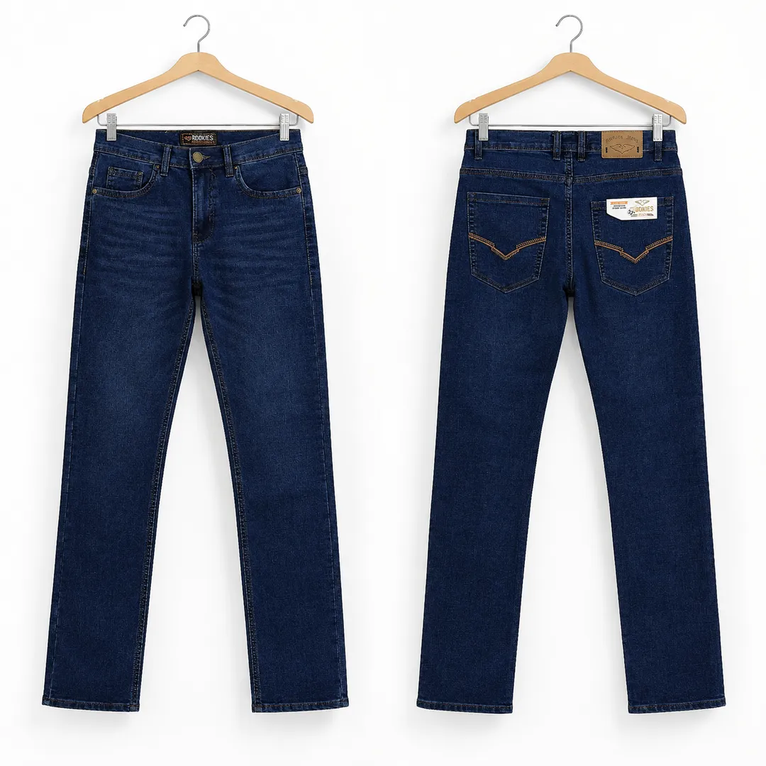 Rookies Jeans Pant Deep Blue - 01 Pcs
